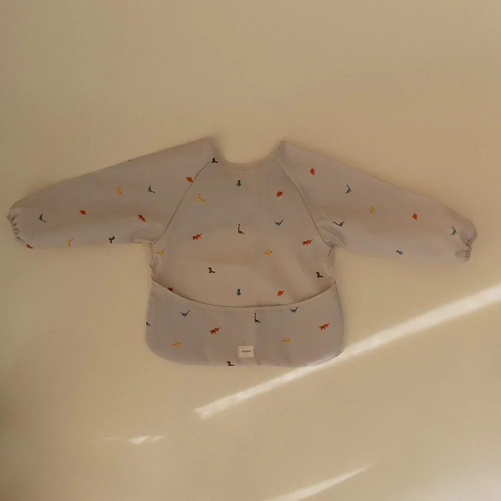 Mushie® Long Sleeve Bib​ Dinos - Image 2