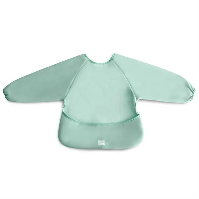 Mushie® Long Sleeve Bib Roman Green