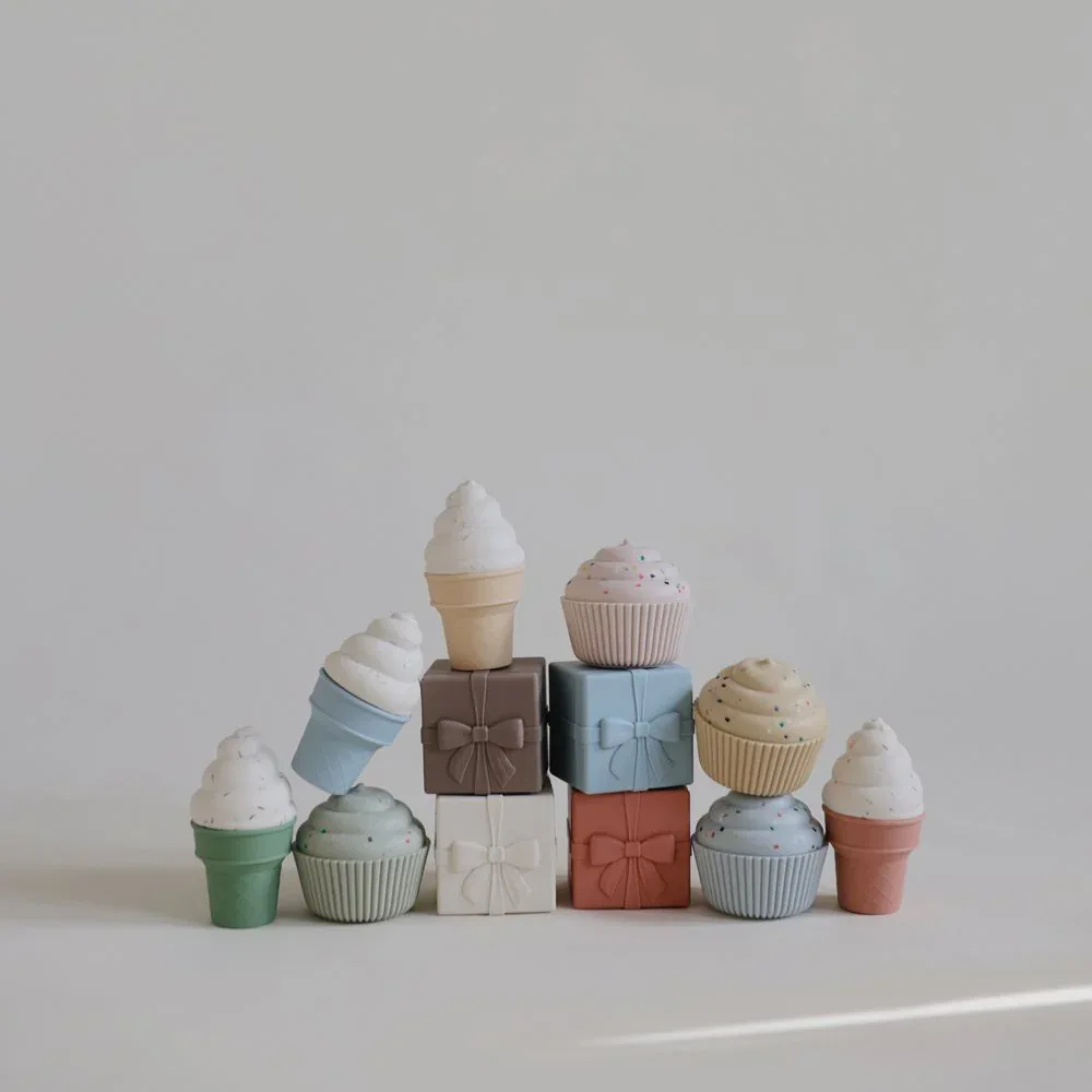 Mushie® Mix and Match Ice Cream Toy Set 4-Pack - Image 6