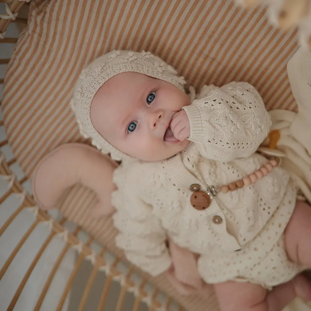 Mushie® Pacifier Clips EVA Blush - Image 5