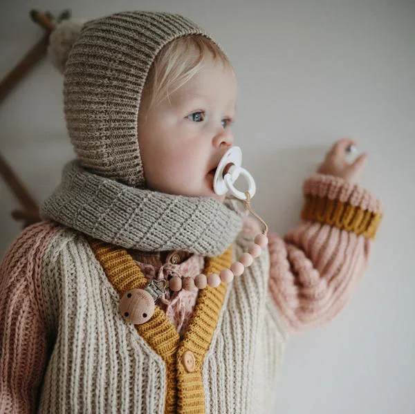 Mushie® Pacifier Clips EVA Powder - Image 2