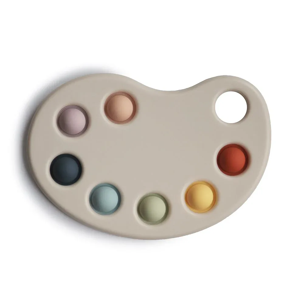 Mushie® Paint Palette Press Toy (Multi)