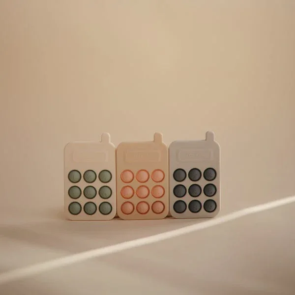 Mushie® Phone Press Toy Blush - Image 2