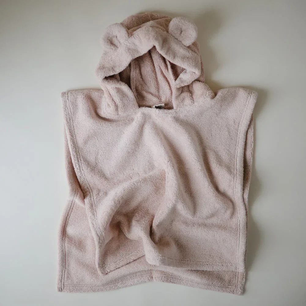Mushie® Poncho Towel (1-3 Y) Bear Blush - Image 3