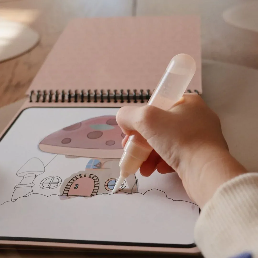 Mushie® Reusable Water Coloring Book Fairies - Image 5