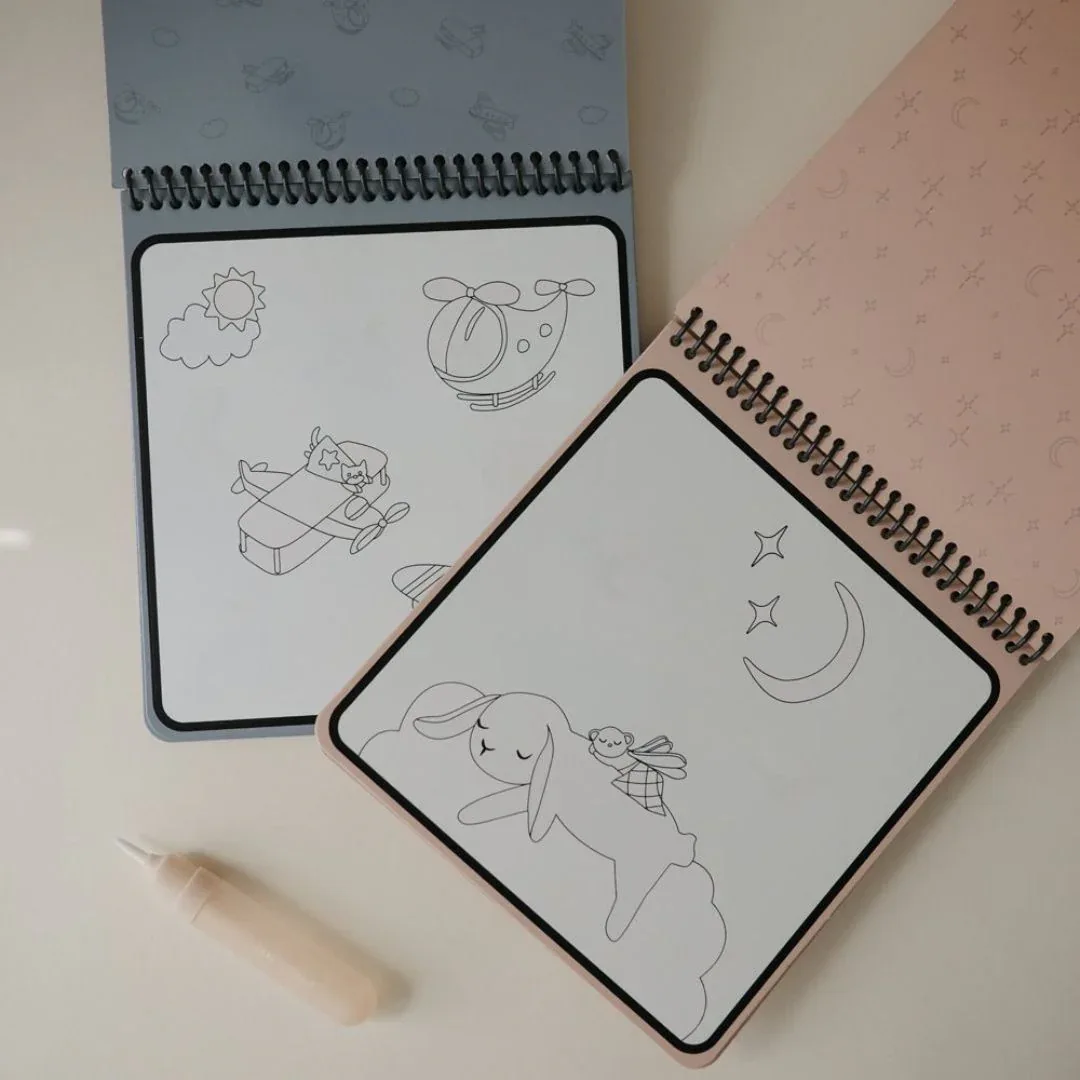 Mushie® Reusable Water Coloring Book Fairies - Image 7