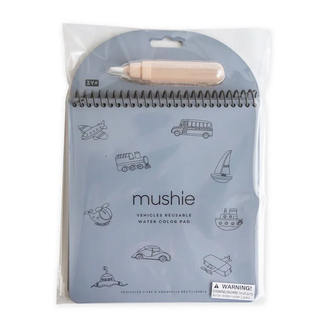 Mushie® Reusable Water Coloring Book Vehicles - Image 2