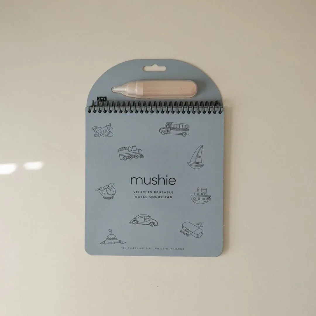 Mushie® Reusable Water Coloring Book Vehicles - Image 3