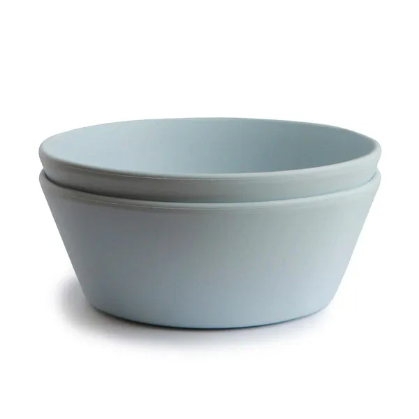 Mushie® Round Dinnerware Bowl Set of 2 Powder Blue - Image 2