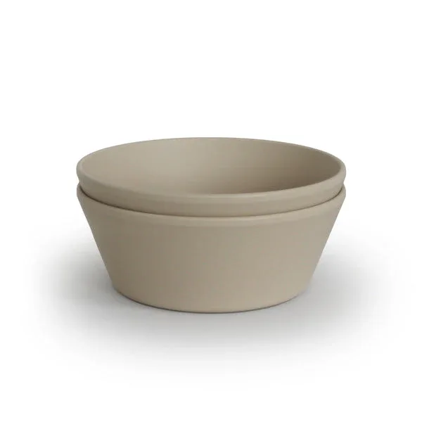 Mushie® Round Dinnerware Bowl Set of 2 Vanilla - Image 2