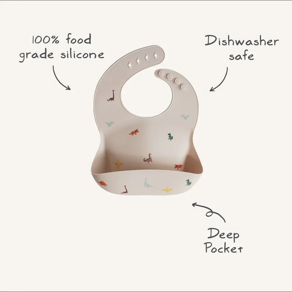 Mushie® Silicone Bib Bows - Image 4