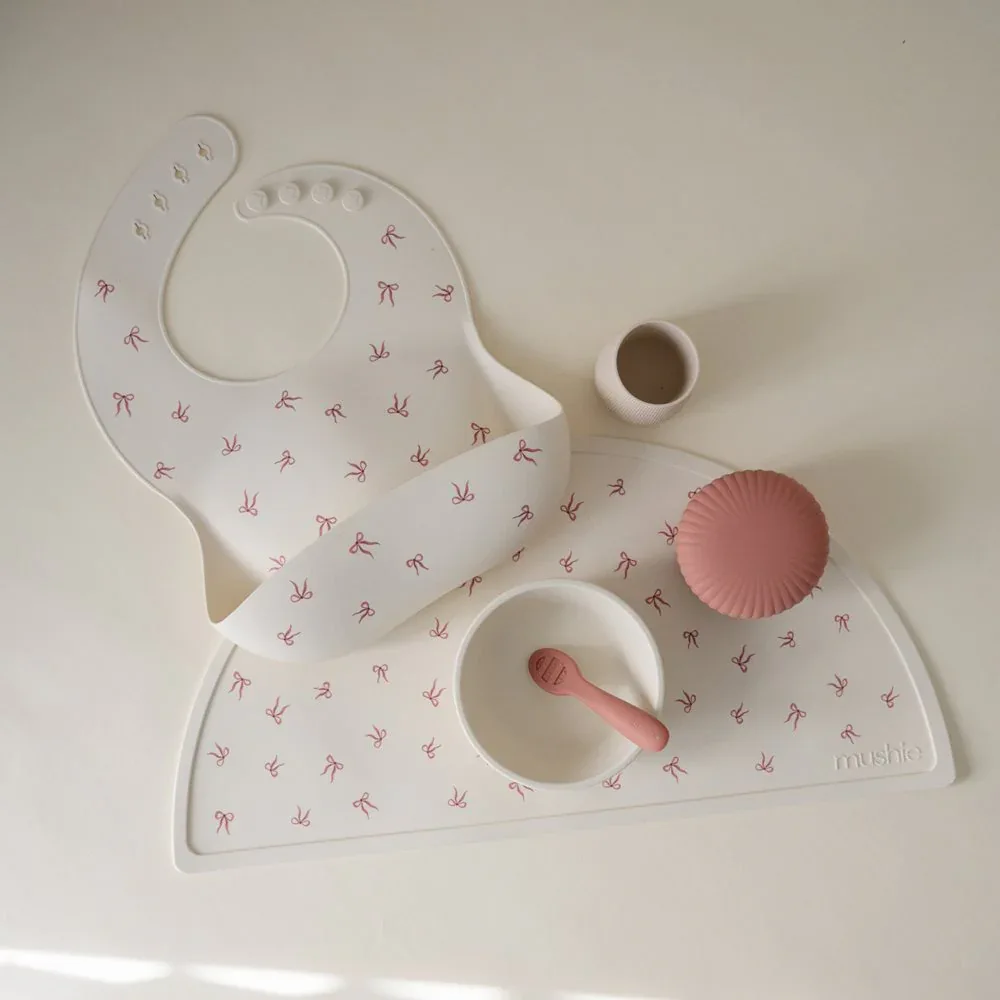 Mushie® Silicone Bib Bows - Image 5