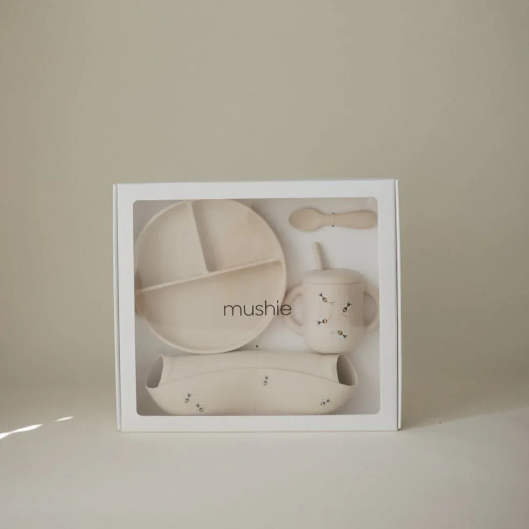 Mushie® Silicone Feeding Set Bees - Image 2
