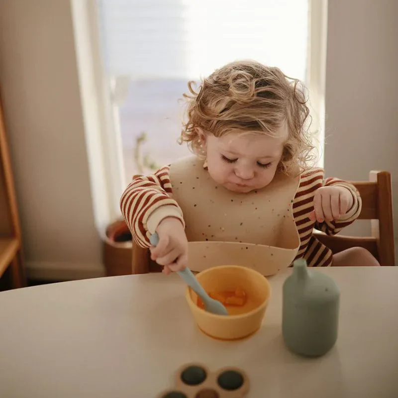 Mushie® Silicone Feeding Spoons Ivory - Image 2