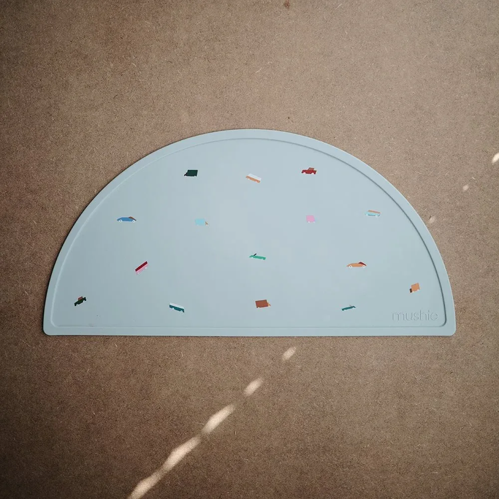 Mushie® Silicone Mat Retro Cars - Image 2