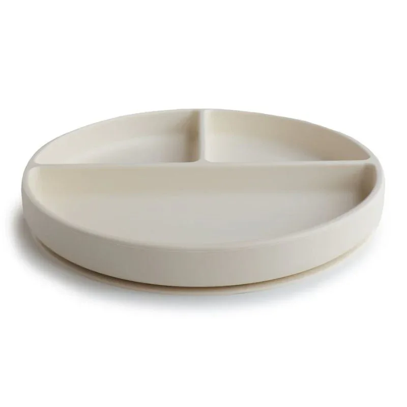 Mushie® Silicone Plate Soft Ivory - Image 2