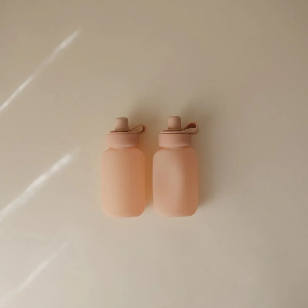 Mushie® Silicone Smoothie Bag 2pcs Blush - Image 2