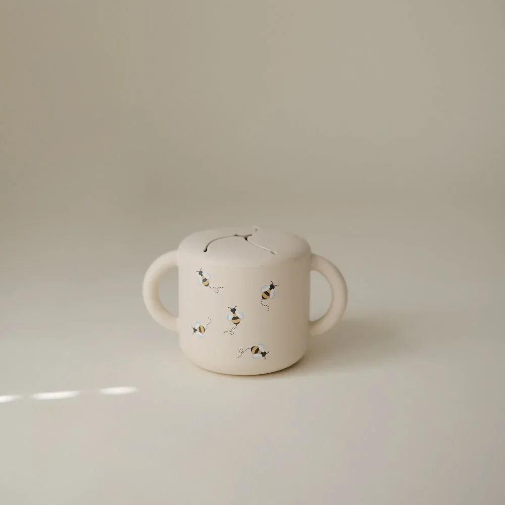 Mushie® Silicone Snack Cup Bees - Image 3