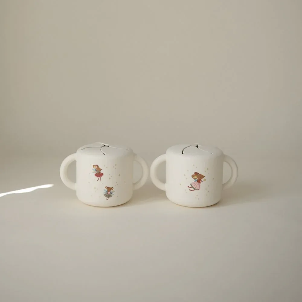 Mushie® Silicone Snack Cup Fairy Mice - Image 2