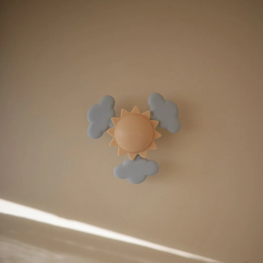 Mushie® Silicone Spinner Toy Sunshine - Image 2