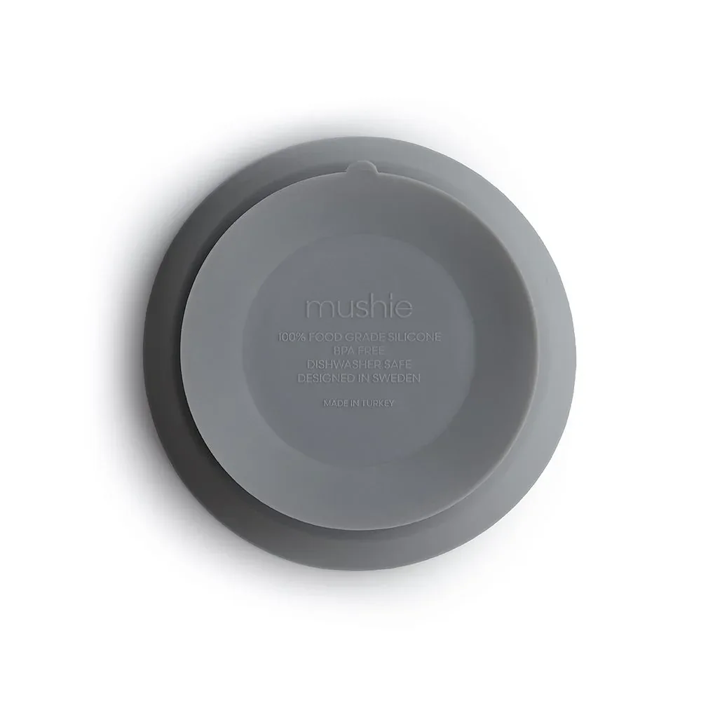 Mushie® Silicone Suction Bowl Stone - Image 3