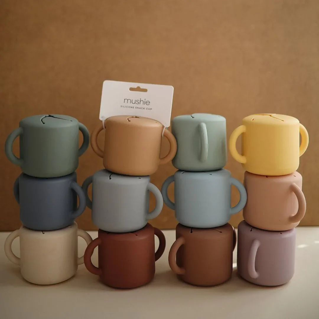 Mushie® Snack Cup Cloudy Mauve - Image 2