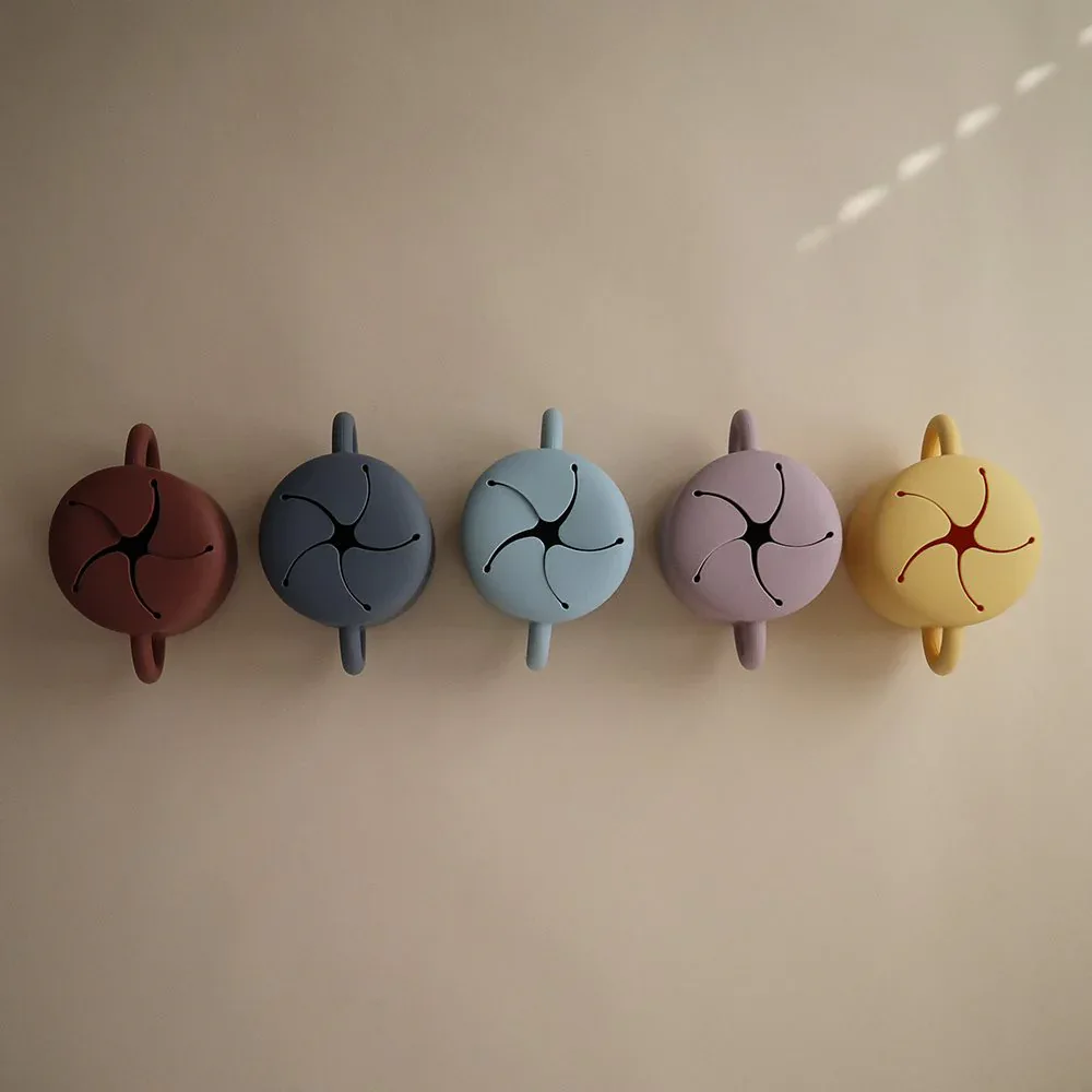 Mushie® Snack Cup Powder Blue - Image 3