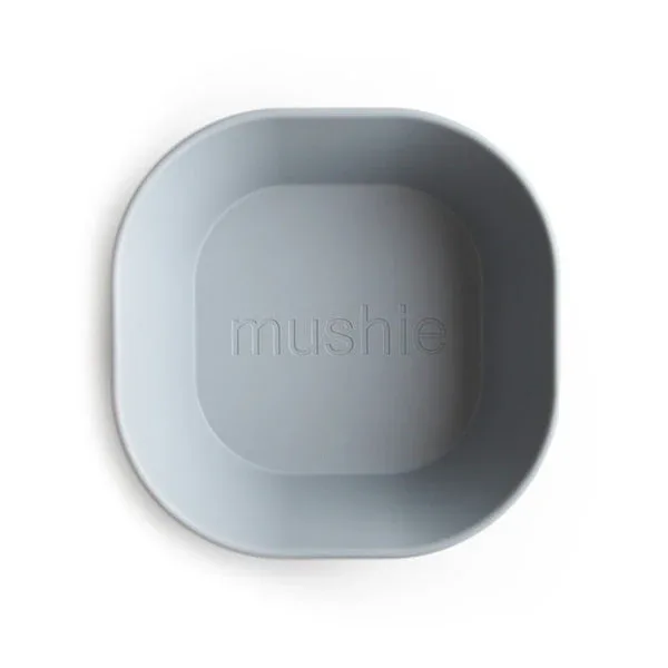 Mushie® Square Dinnerware Bowl Set of 2 Cloud