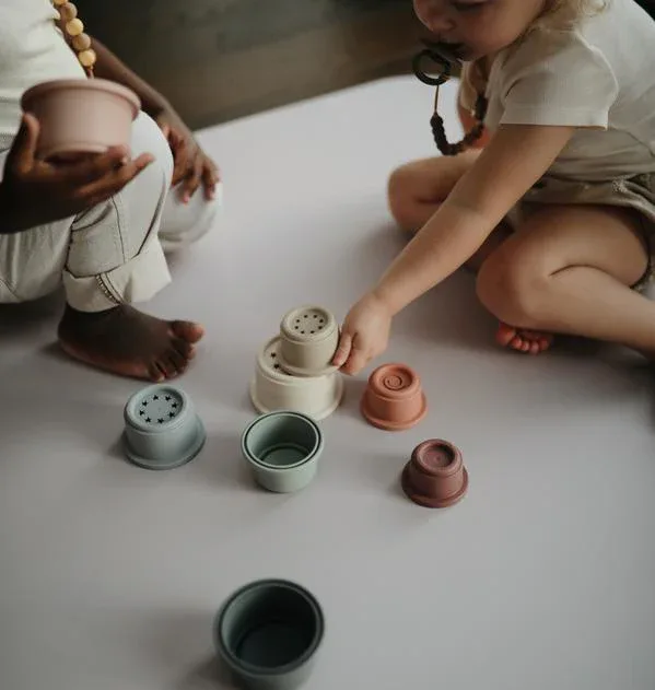 Mushie® Stacking Cups Toy Original - Image 5