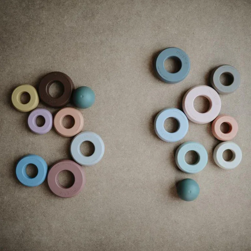 Mushie® Stacking Rings Toy Original - Image 3
