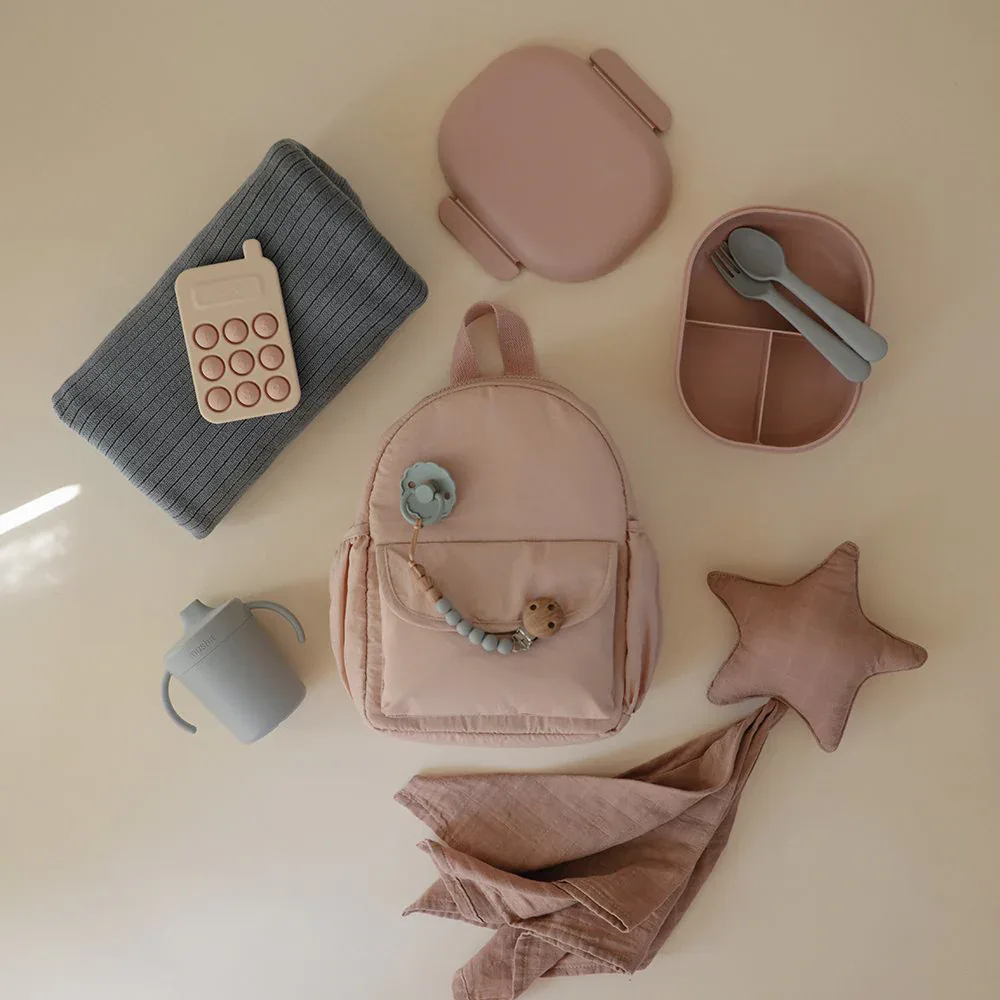 Mushie® Toddler Backpack Blush - Image 4
