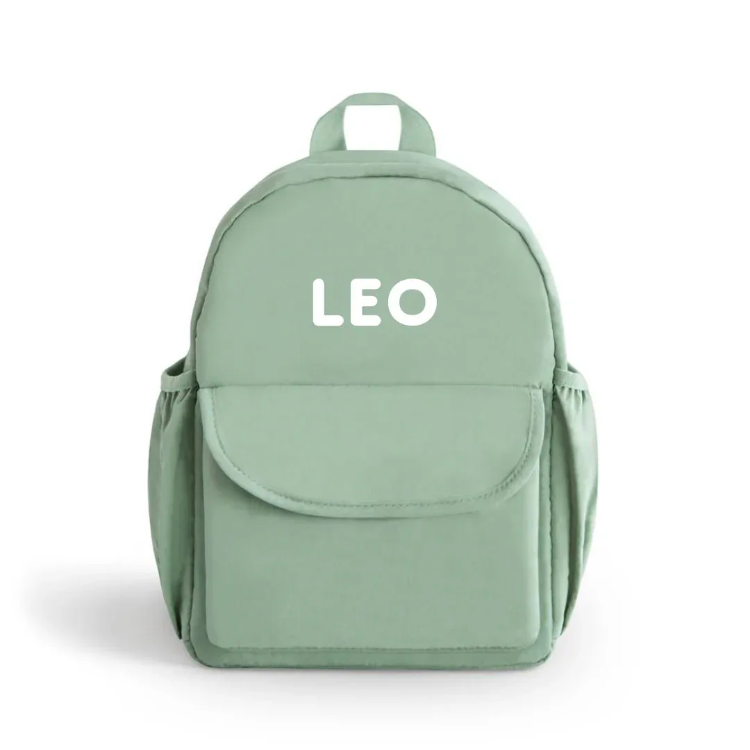Mushie® Toddler Backpack Roman Green - Image 2