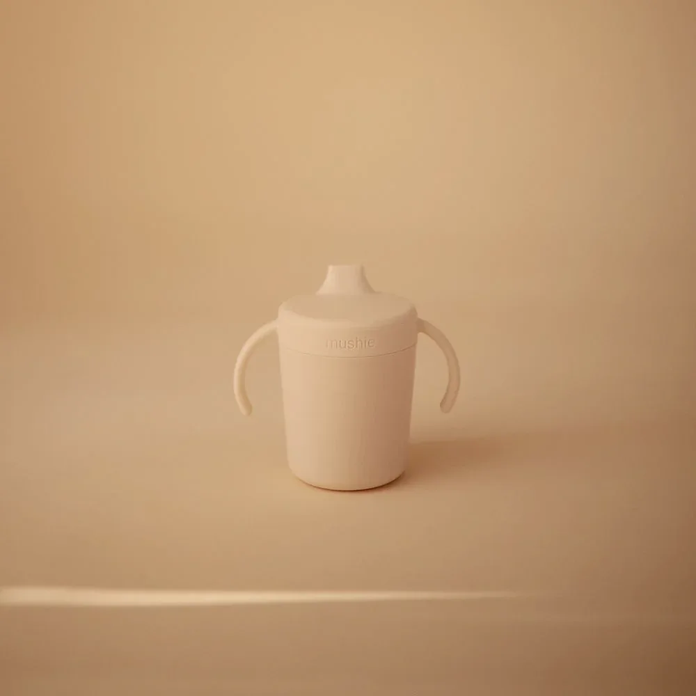 Mushie® Trainer Sippy Cup Ivory - Image 3