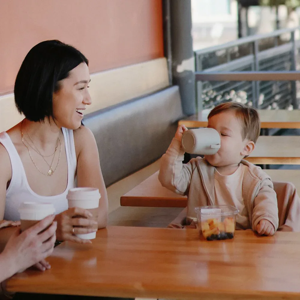 Mushie® Trainer Sippy Cup Sage - Image 2