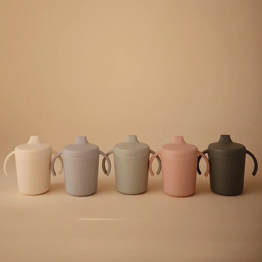 Mushie® Trainer Sippy Cup Smoke - Image 3