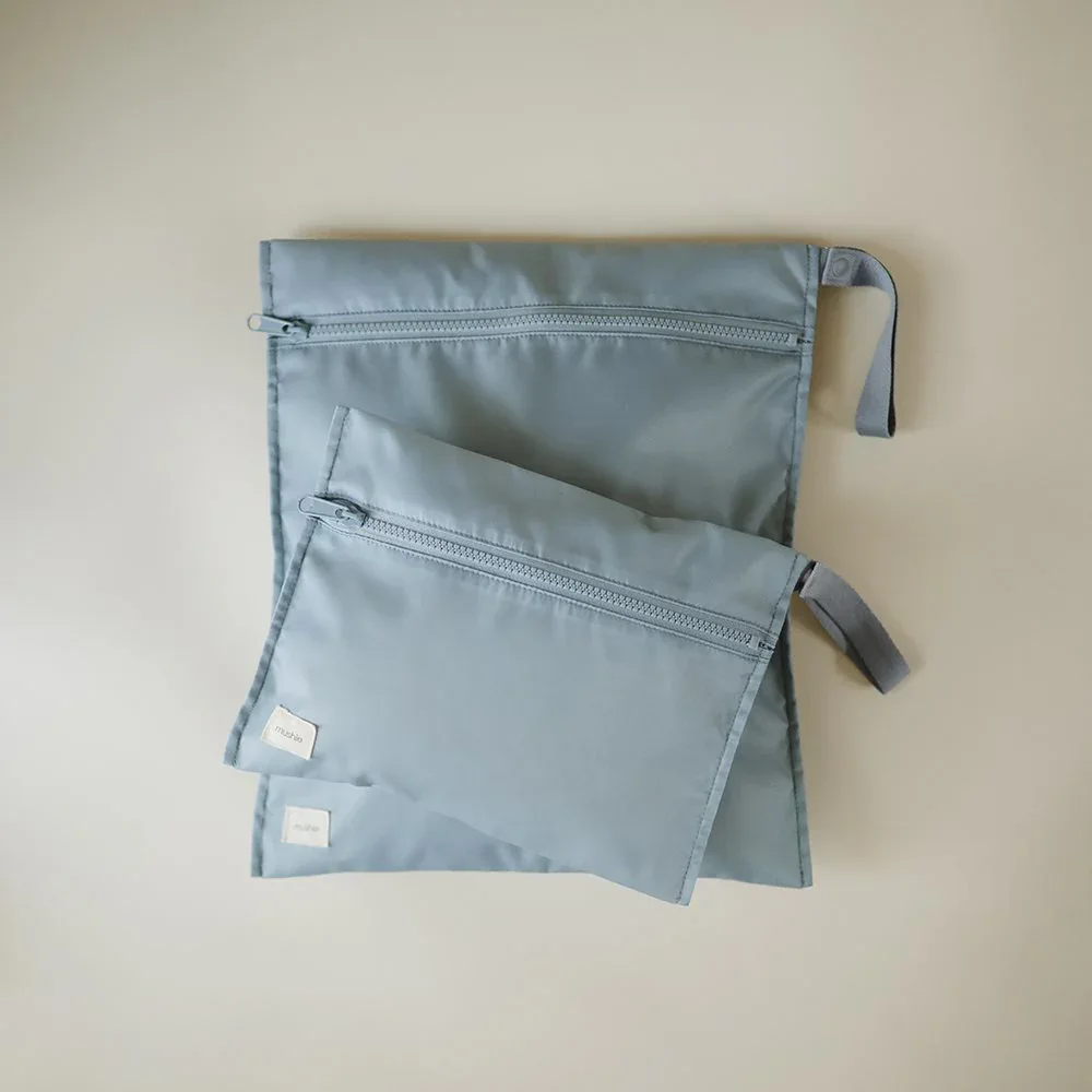 Mushie® Water Resistant Wet Bag 2 Pack​ Tradewinds - Image 2