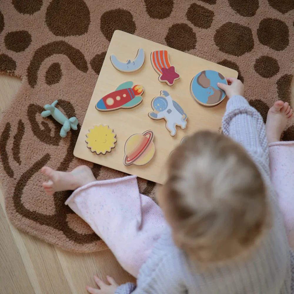 Mushie® Wooden Puzzle​ Space - Image 2