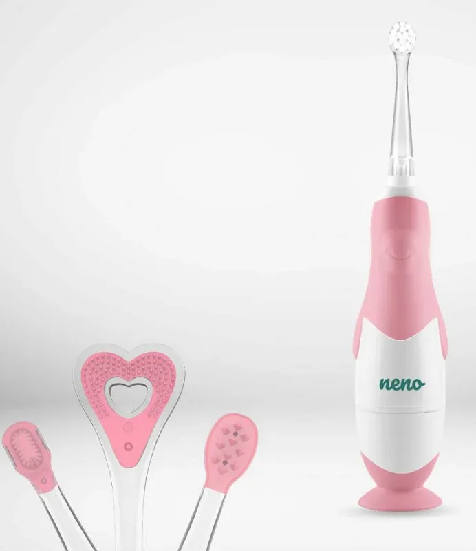 Neno® Denti replacement toothbrush head for children Denti Pink - Image 2