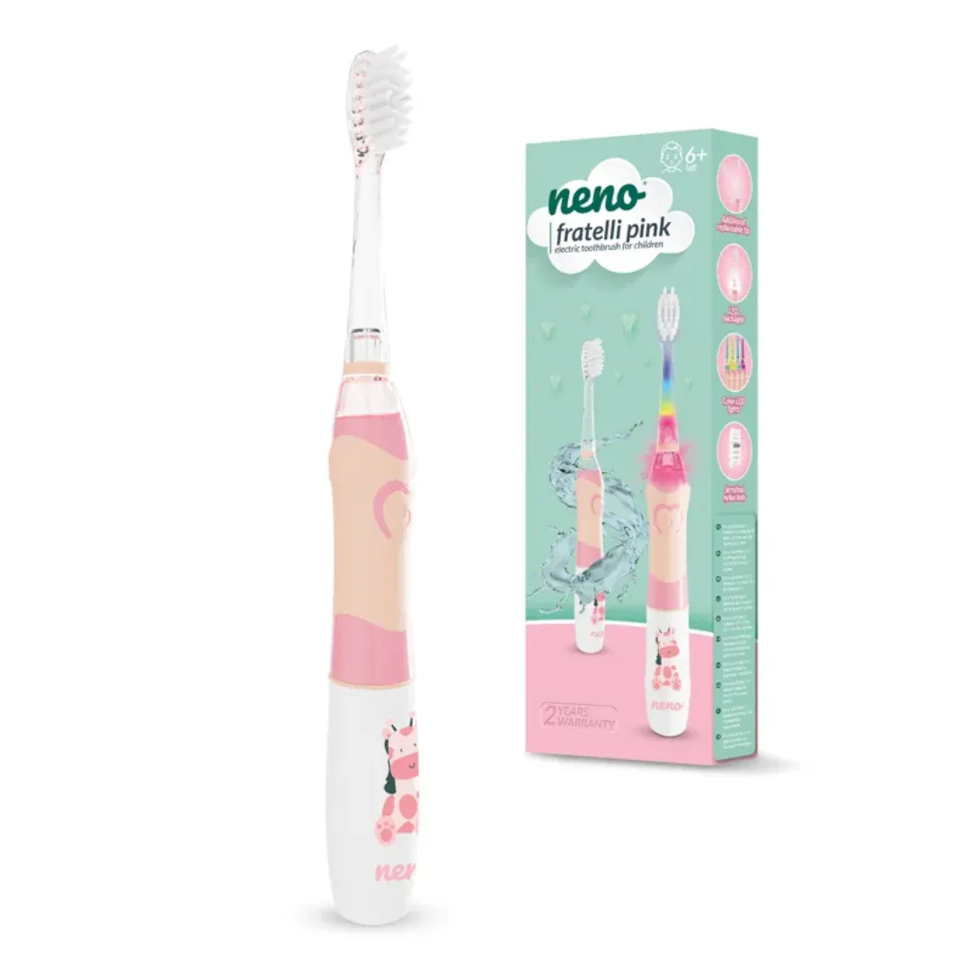 Neno® Electric toothbrush for children Fratelli Pink - Image 3