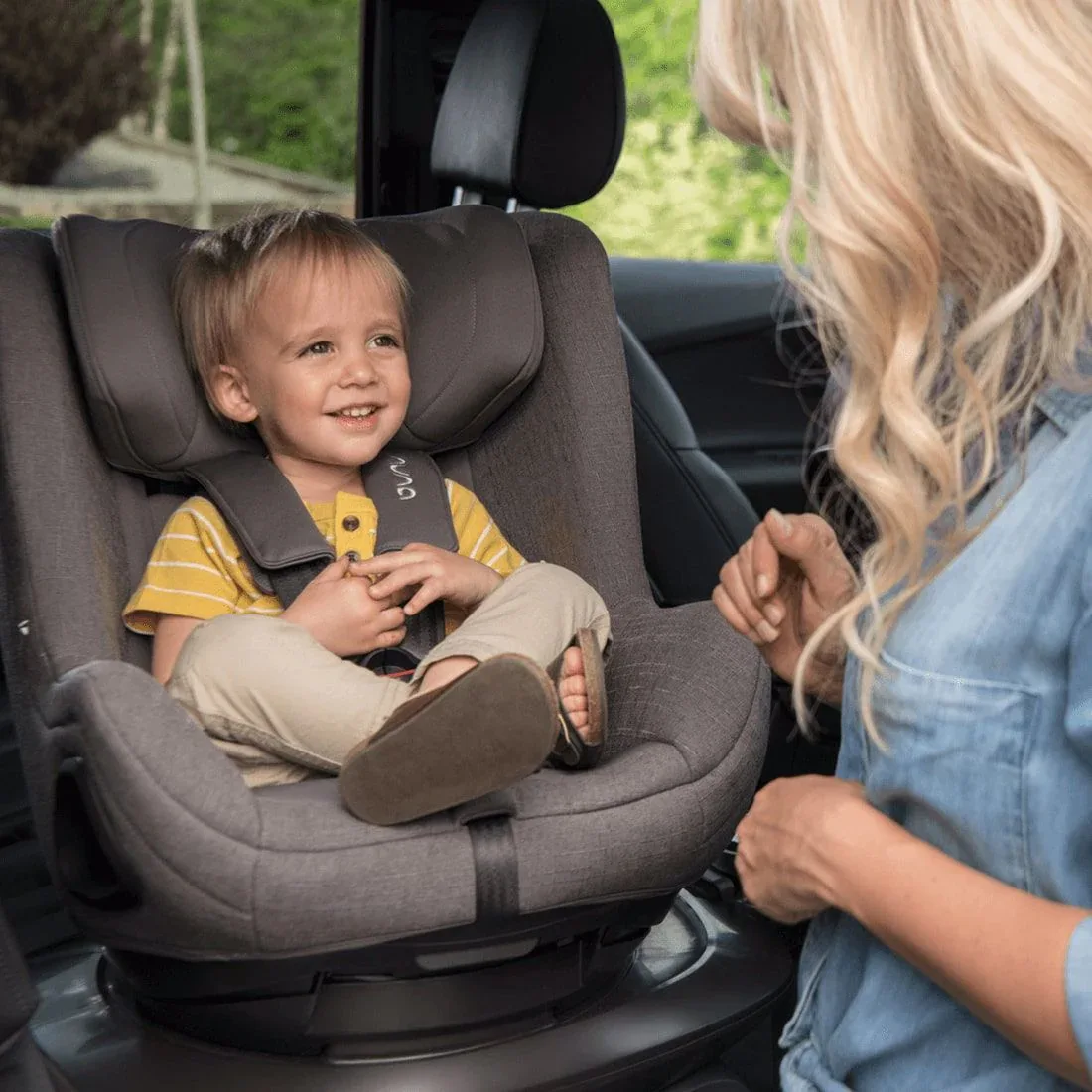 Nuna® Car Seat Todl™ Next 360° i-Size 0+/1 (40-105 cm) Caviar - Image 3