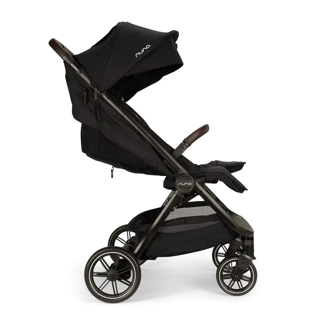 Nuna® Lightweight Baby Stroller Trvl™ Dubl Caviar - Image 13