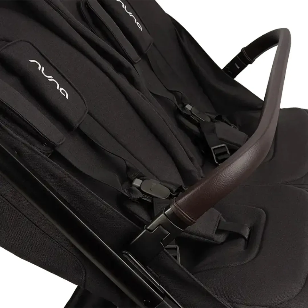 Nuna® Lightweight Baby Stroller Trvl™ Dubl Caviar - Image 15