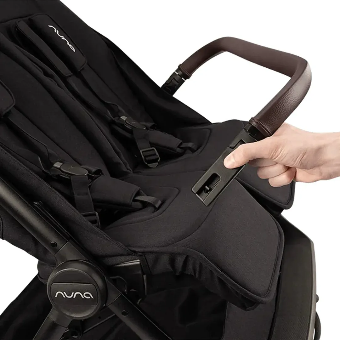 Nuna® Lightweight Baby Stroller Trvl™ Dubl Caviar - Image 16