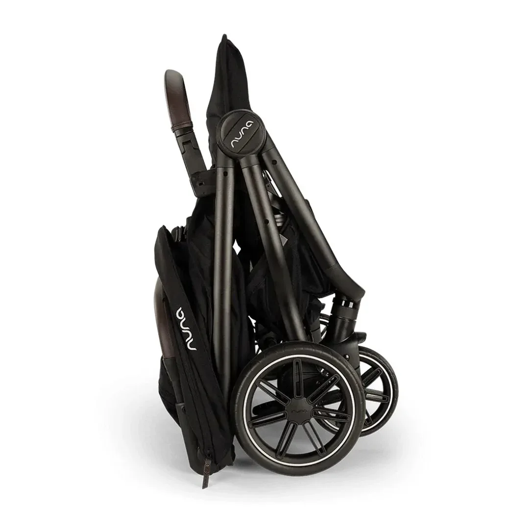 Nuna® Lightweight Baby Stroller Trvl™ Dubl Caviar - Image 21