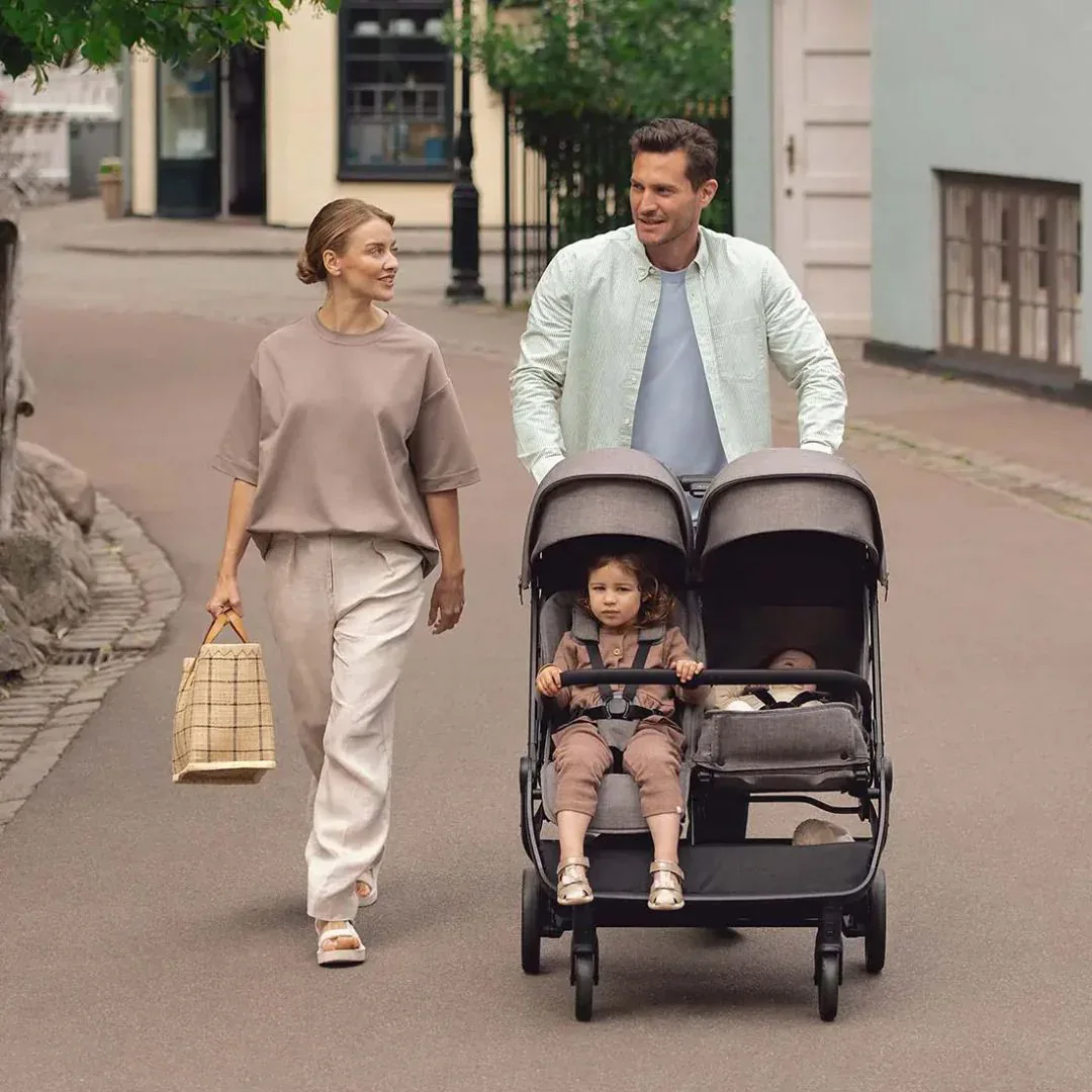 Nuna® Lightweight Baby Stroller Trvl™ Dubl Caviar - Image 24