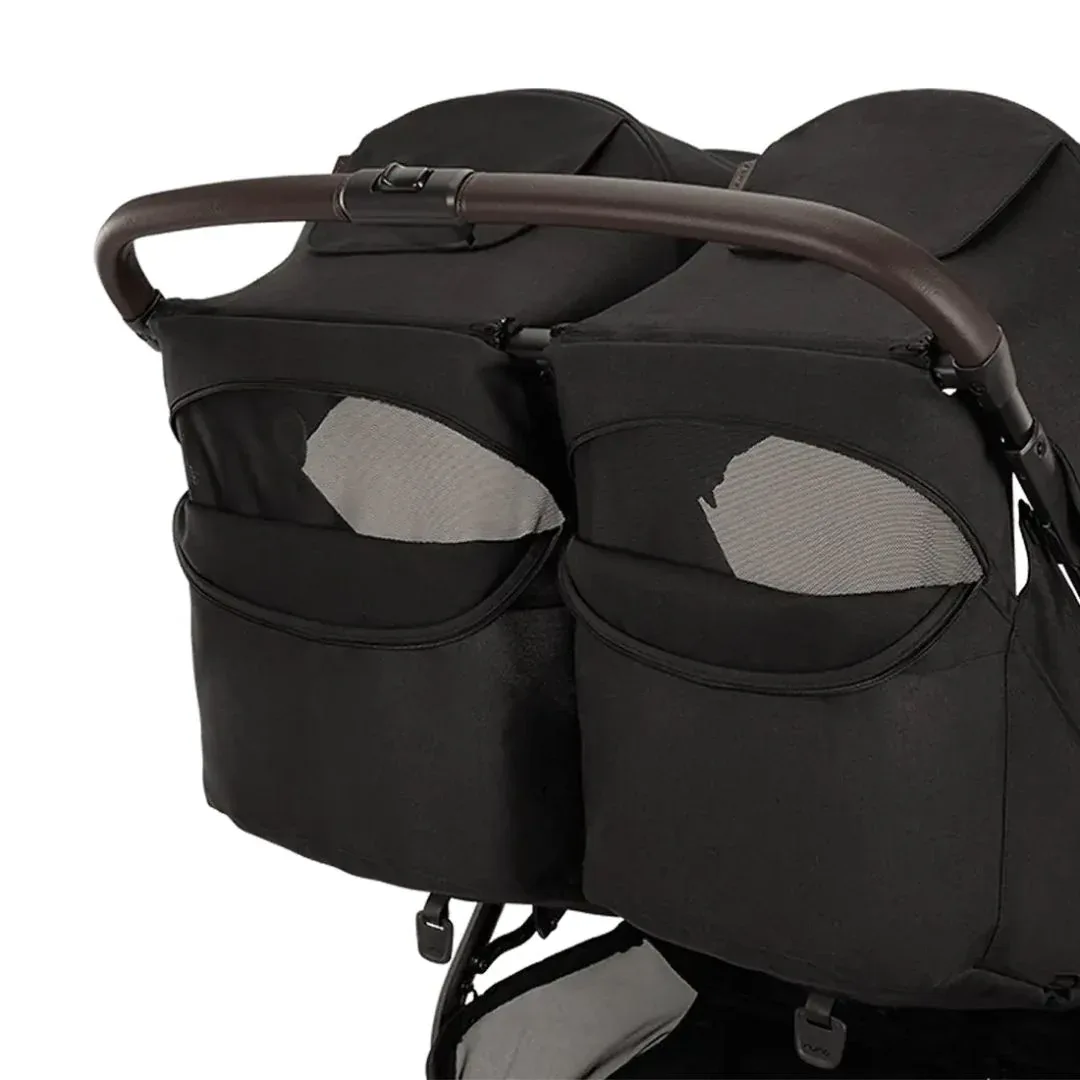 Nuna® Lightweight Baby Stroller Trvl™ Dubl Caviar - Image 8