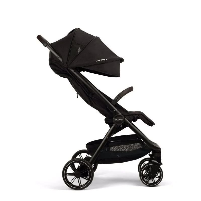 Nuna® Lightweight Baby Stroller Trvl™ LX Caviar - Image 11