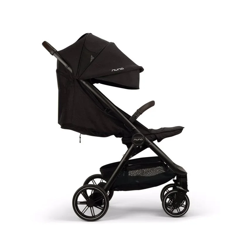 Nuna® Lightweight Baby Stroller Trvl™ LX Caviar - Image 13