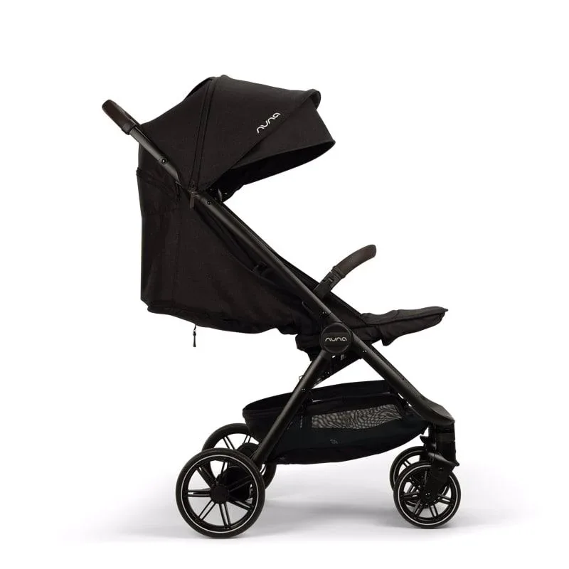 Nuna® Lightweight Baby Stroller Trvl™ LX Caviar - Image 14