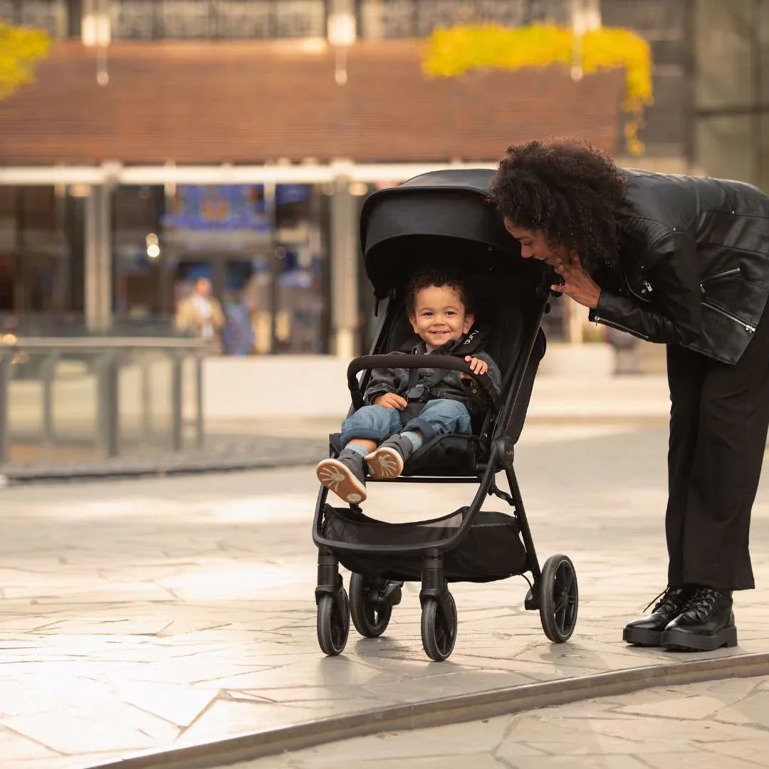 Nuna® Lightweight Baby Stroller Trvl™ LX Caviar - Image 21